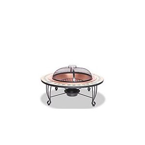 UniFlame 45" Outdoor Fireplace with Ceramic Tile